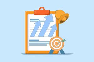 Effective project task management concept and time planning tool. project development. Task organizer, daily planner. Project management tool, productivity online platform. illustration. vector