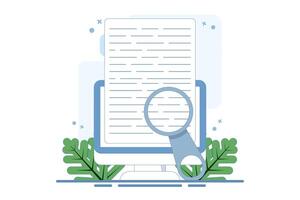 The concept of reviewing expertise in online text research content on computers, analyzing digital document file examinations on computers, analyzing articles, searching for legal evidence information vector