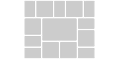 Photo layout bento mosaic ui design. Dashboard pattern, collage poster of bricks. Moodboard card wall for modular interface. Retro futurism gui infographics diagram. Corporate wireframe kit user space vector