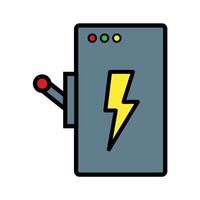 Power Control Unit Illustration Icon vector