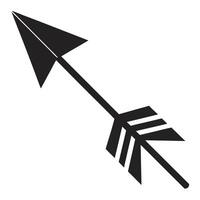 arrow icon silhouette vector