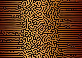 gold and black turing pattern background vector