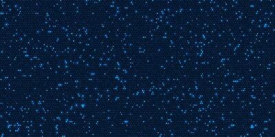 Tech background with pixel dots design vector