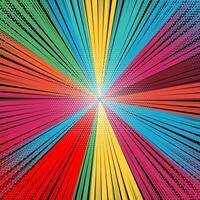 Retro background with a comic starburst style design vector