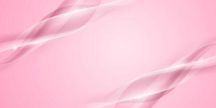 A pink background with a wave pattern vector