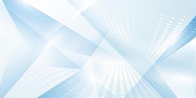 Abstract background with blue lines and dots vector