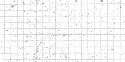 Paper grunge dusty backdrop with scattered paint splashes, drips and stippled halftone patterns, monochrome checkered design. vector