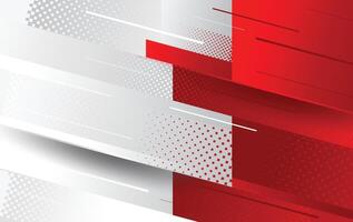 red white modern abstract background design template vector