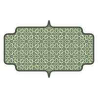 Islamic Pattern Frame Form vector