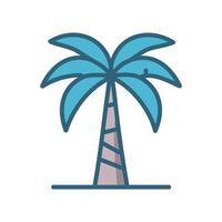 Palm tree icon isolated on white background for your web and mobile app design, Palm tree logo concept vector