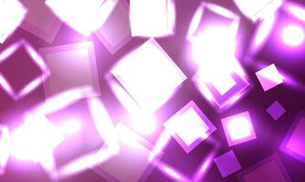 Abstract background with colorful square. shiny purple light. vector