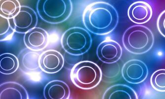 abstract circle pattern. glowing circle on colorful background. soft motion. vector