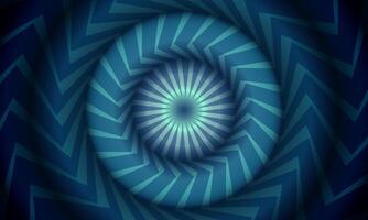 Abstract concentric circular shiny blue background. geometric circle pattern. vector