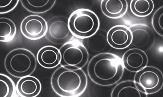 abstract circle pattern. glowing circle on dark background. vector