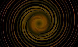 Abstract swirl circular dark brown background. vector