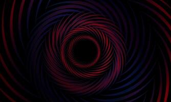 Abstract vortex circular dark red background. swirl line pattern. vector