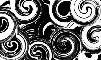 Grunge black and white circle swirl. blob pattern. artistic wallpaper. vector