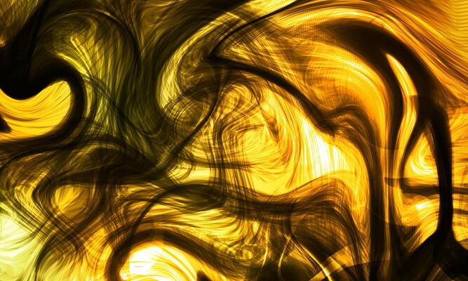 Color smoke, dust or fog clouds. yellow dark smoke motion. shiny liquid motion.