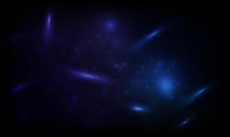 Lines in the shape of blue light sparkle on dark background. soft light. vector