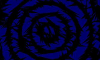 Abstract black and blue brush stroke circles pattern. soft ethnic color. vector