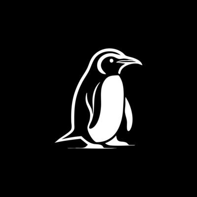 Logo Penguin Black and white