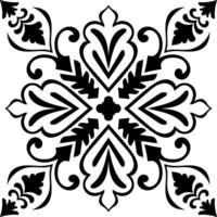Decorative mandala bloom for pattern design and wallpaper aesthetics vector