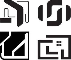 Abstract Geometric Shapes, Perfect for Modern Design Projects vector