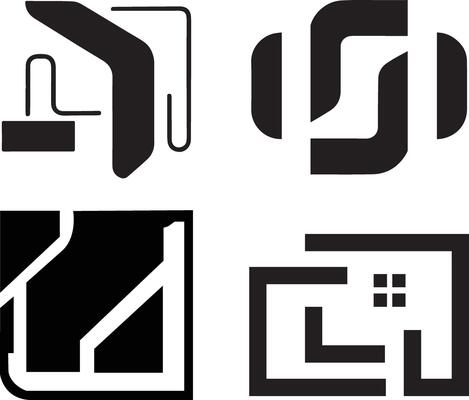 Abstract Geometric Shapes, Perfect for Modern Design Projects