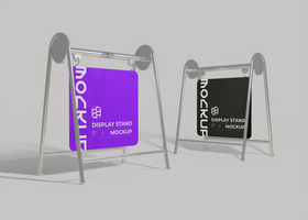 Display Stand Mockup for Dynamic Branding psd