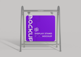 Product Display Stand Mockup for Authentic Branding psd