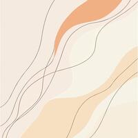 Minimal lines and shapes background vector