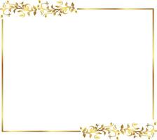 Gold Border Boder Dash Warm vector
