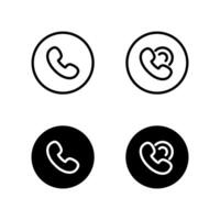 Call icon set. Icon set. vector