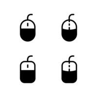Computer mouse icon set. Mouse icon. Icon set. vector
