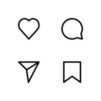 set icons for web design vector