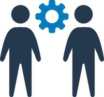 Management solution icon vector