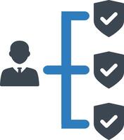 Business hierarchy icon vector