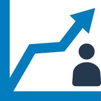 Report worker icon vector