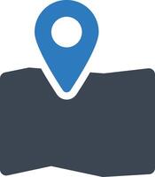 Location map icon vector