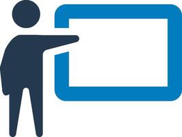 Education tutoring icon vector