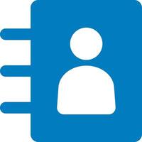 Profile resources icon vector