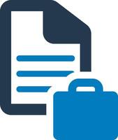 Case document icon vector