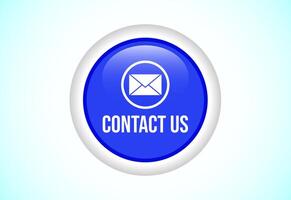 Contact us button illustration, Suitable for mobile app, and website vector