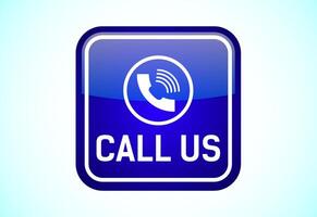 Contact us button, Suitable for mobile app, and website UI design vector