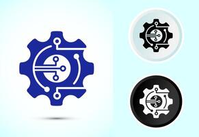 Digital transformation icon. Digitalization sign suitable for mobile apps, and web vector