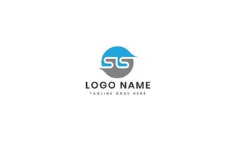 Flat s concept logotype vector