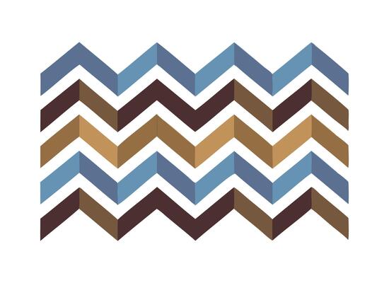 Colorful Chevron Pattern Background - Geometric Design