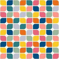 Abstract geometric block shapes pattern art illustration. vector