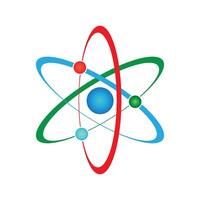 atom icon collection illustration design template vector