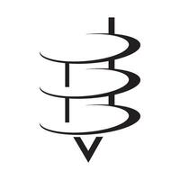 drill bit icon illustration design template vector